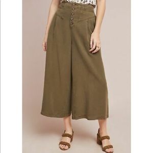 Anthropologie Oceanside Cropped Wide Leg Pants!